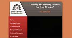 Desktop Screenshot of ambachmasonry.net